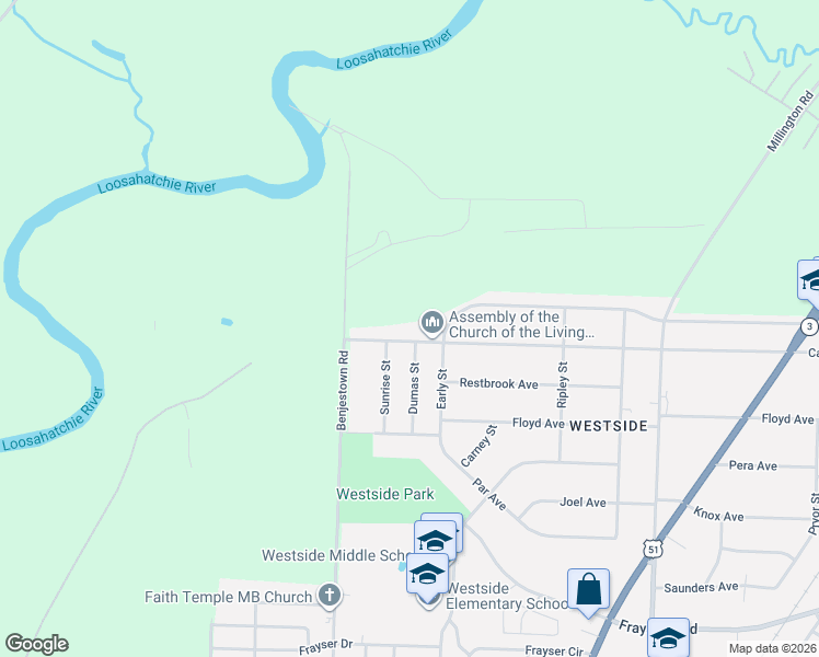 map of restaurants, bars, coffee shops, grocery stores, and more near 794 Carrolton Avenue in Memphis