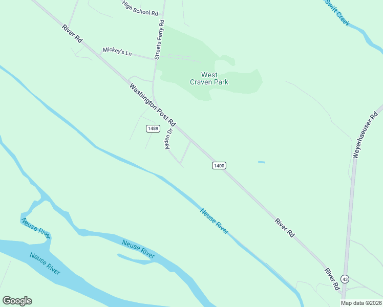 map of restaurants, bars, coffee shops, grocery stores, and more near 103 Sasafras Drive in Vanceboro