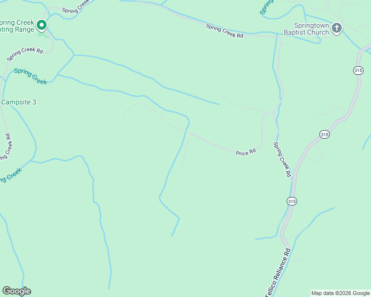 map of restaurants, bars, coffee shops, grocery stores, and more near 130 Willie Hicks Drive in Reliance