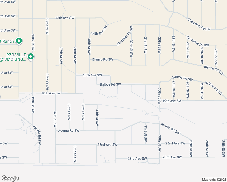 map of restaurants, bars, coffee shops, grocery stores, and more near 1909 33rd Street Southwest in Rio Rancho