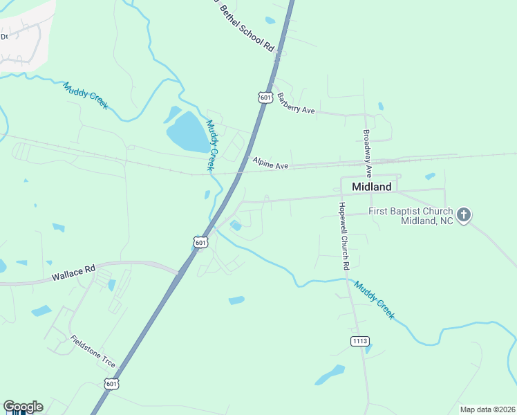 map of restaurants, bars, coffee shops, grocery stores, and more near 14151 Clayborn Street in Midland