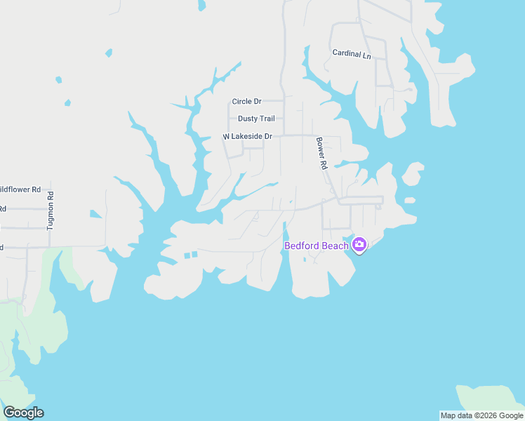 map of restaurants, bars, coffee shops, grocery stores, and more near Bower Road in Eufaula