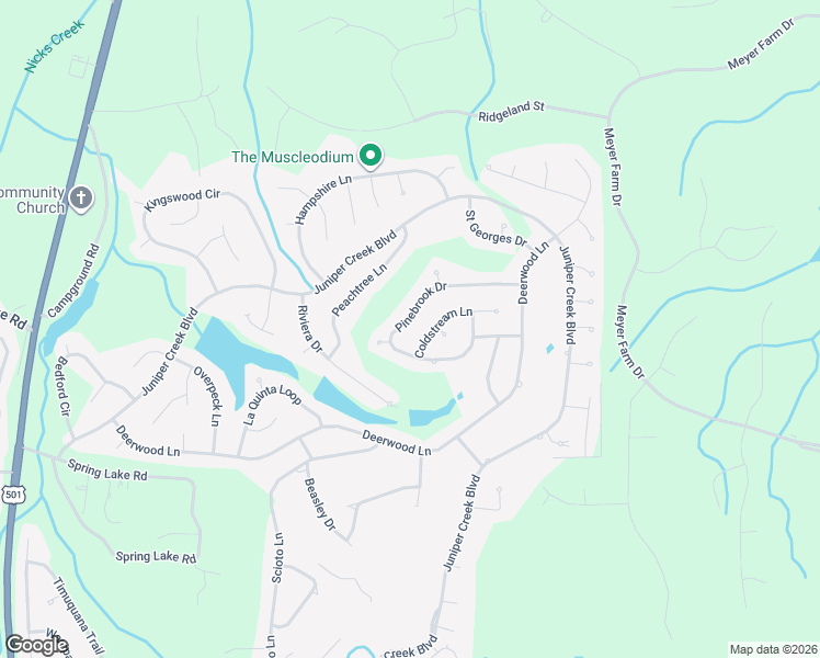 map of restaurants, bars, coffee shops, grocery stores, and more near 47 Pinebrook Drive in Pinehurst