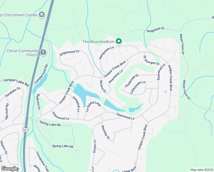 map of restaurants, bars, coffee shops, grocery stores, and more near 5 Peachtree Lane in Pinehurst