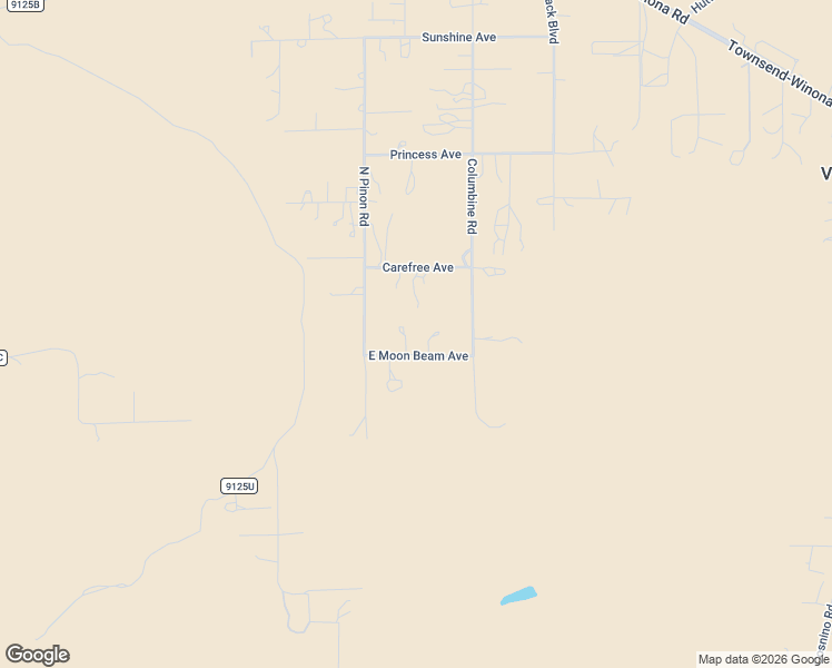 map of restaurants, bars, coffee shops, grocery stores, and more near 9111 East Moon Beam Avenue in Flagstaff