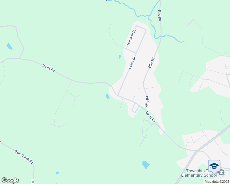 map of restaurants, bars, coffee shops, grocery stores, and more near 105 Lindsey Drive in Shelby