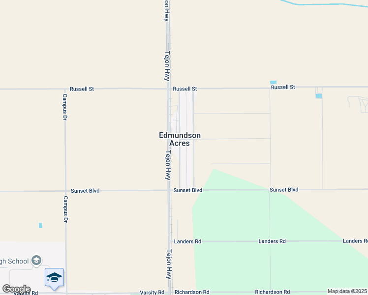 map of restaurants, bars, coffee shops, grocery stores, and more near 25465 Judith Street in Arvin