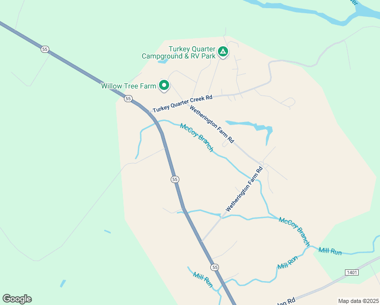 map of restaurants, bars, coffee shops, grocery stores, and more near 4900 North Carolina 55 in Cove City