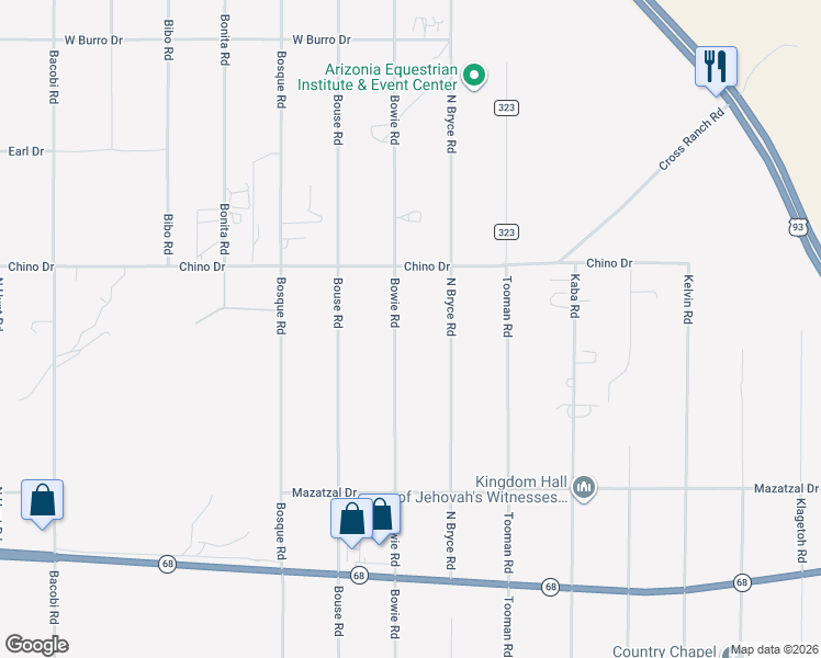 map of restaurants, bars, coffee shops, grocery stores, and more near 3440 Bowie Road in Golden Valley