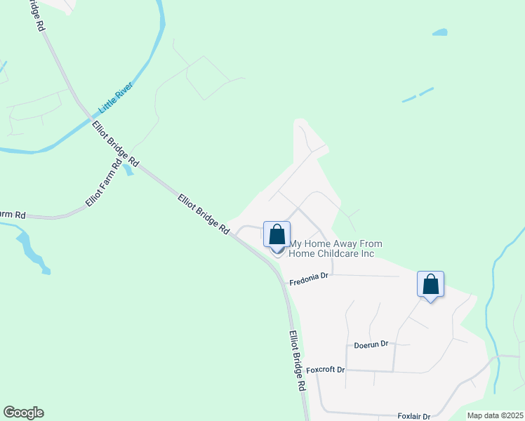 map of restaurants, bars, coffee shops, grocery stores, and more near 995 Pepperwood Drive in Fayetteville