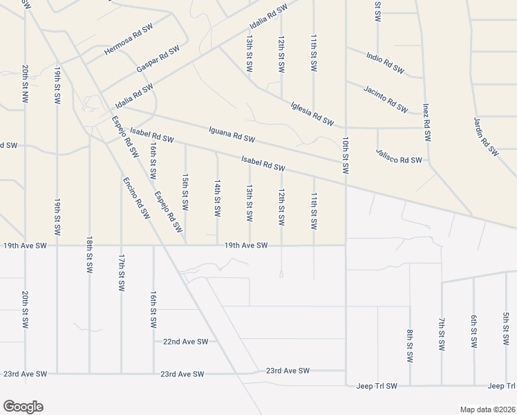 map of restaurants, bars, coffee shops, grocery stores, and more near 1804 13th Street Southwest in Rio Rancho