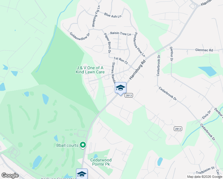map of restaurants, bars, coffee shops, grocery stores, and more near in Charlotte