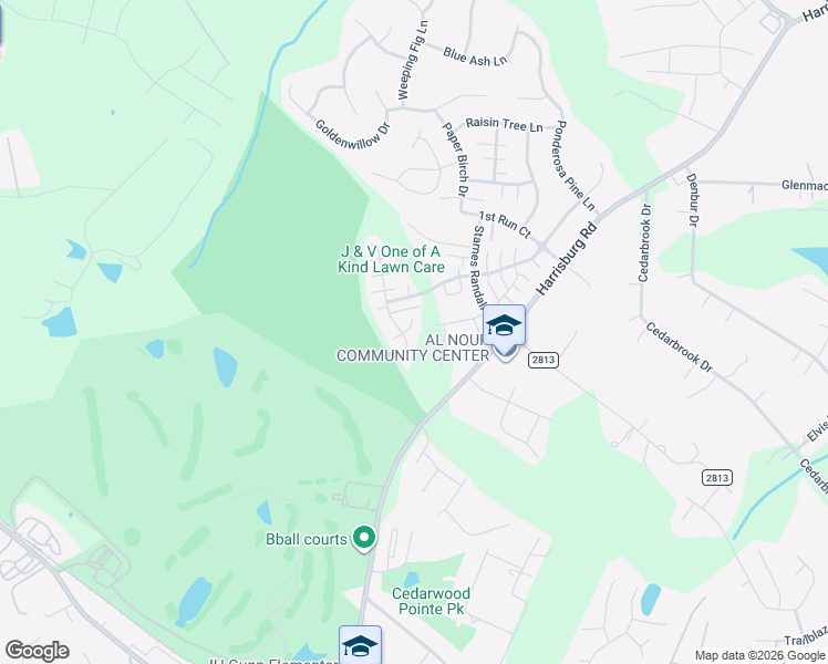 map of restaurants, bars, coffee shops, grocery stores, and more near in Charlotte