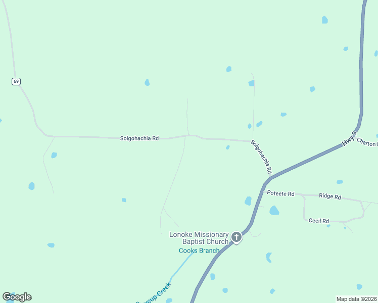 map of restaurants, bars, coffee shops, grocery stores, and more near 95 Givens Lane in Morrilton