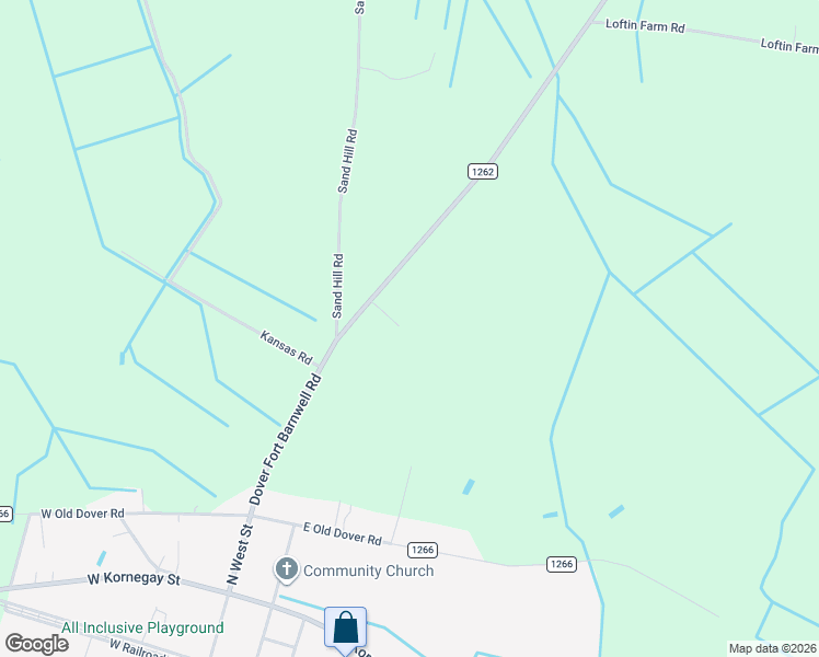 map of restaurants, bars, coffee shops, grocery stores, and more near 240 Canady Road in Dover