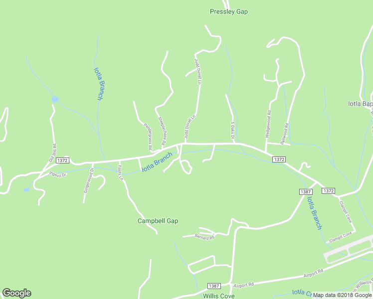 map of restaurants, bars, coffee shops, grocery stores, and more near 2854 Burningtown Road in Franklin