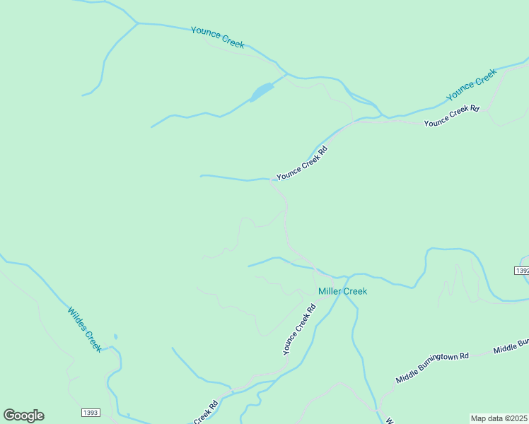 map of restaurants, bars, coffee shops, grocery stores, and more near Younce Creek Road in Franklin