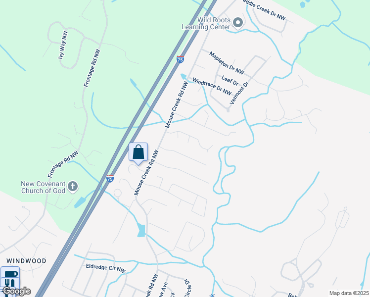 map of restaurants, bars, coffee shops, grocery stores, and more near 117 Stillwood Court in Cleveland