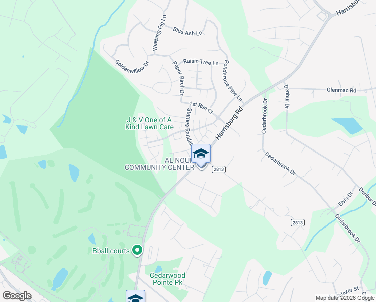 map of restaurants, bars, coffee shops, grocery stores, and more near in Charlotte