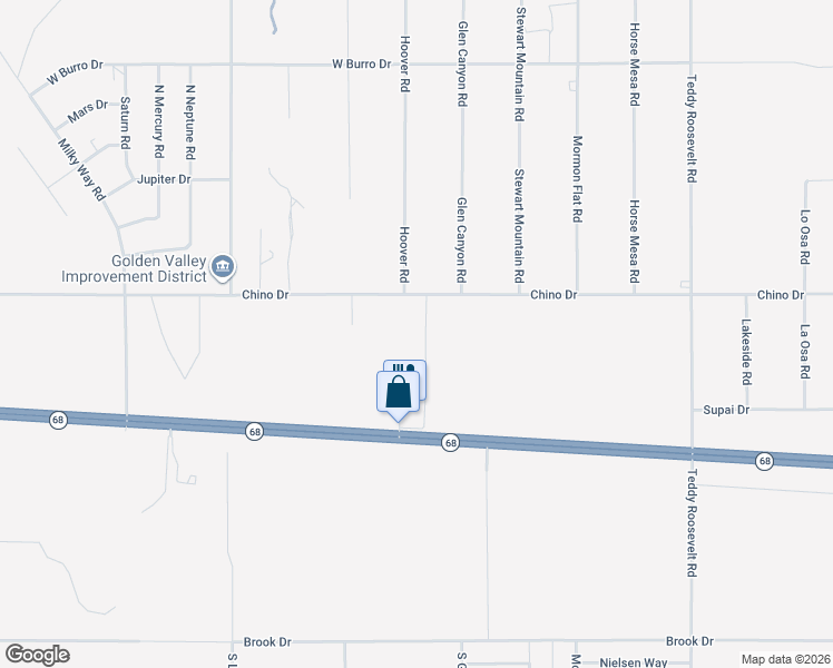 map of restaurants, bars, coffee shops, grocery stores, and more near 1851 Hoover Road in Golden Valley