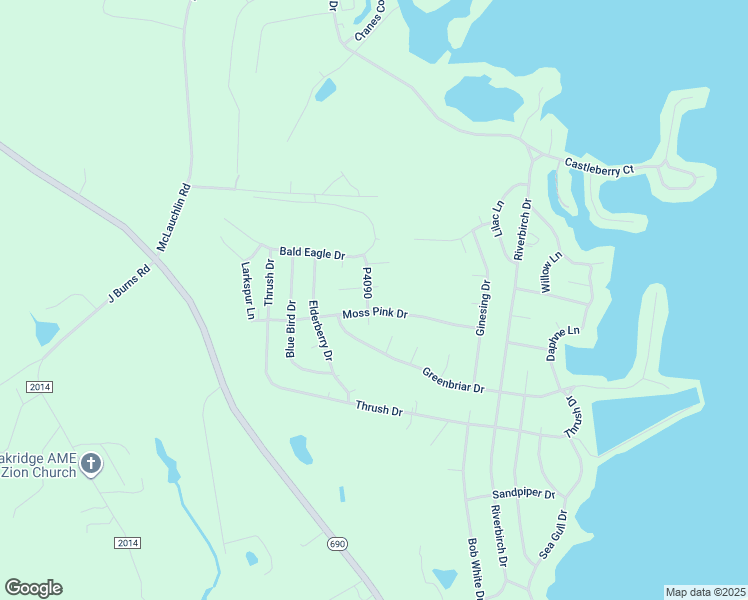 map of restaurants, bars, coffee shops, grocery stores, and more near 378 Moss Pink Drive in Vass