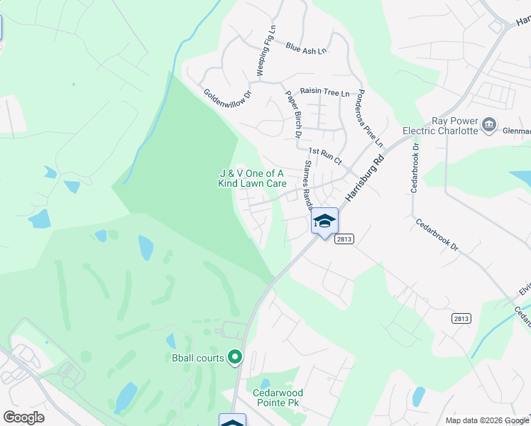 map of restaurants, bars, coffee shops, grocery stores, and more near in Charlotte