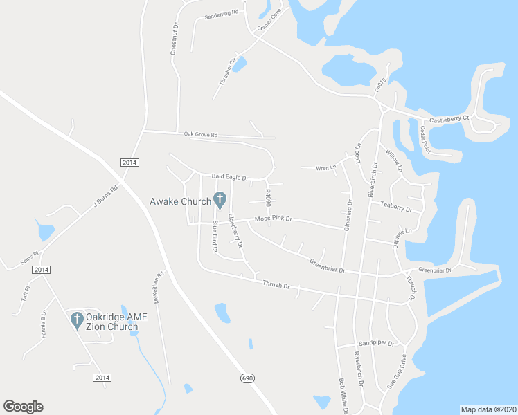 map of restaurants, bars, coffee shops, grocery stores, and more near 768 Gold Finch Way in Vass