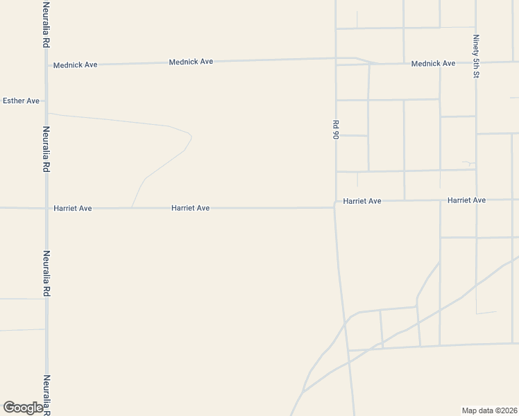 map of restaurants, bars, coffee shops, grocery stores, and more near Harriet Avenue in Cantil