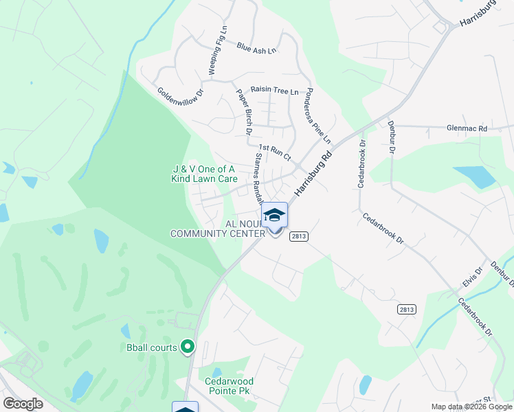 map of restaurants, bars, coffee shops, grocery stores, and more near in Charlotte