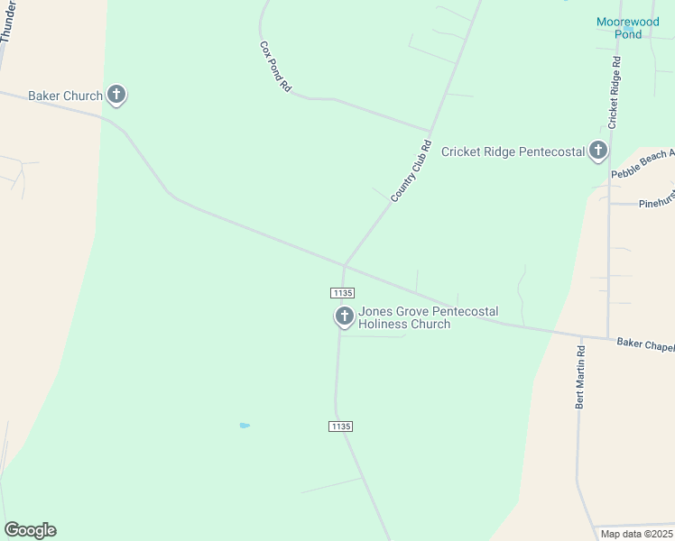 map of restaurants, bars, coffee shops, grocery stores, and more near 1000 Country Club Road in Mount Olive