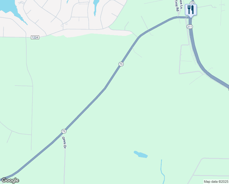 map of restaurants, bars, coffee shops, grocery stores, and more near North Carolina 73 in West End
