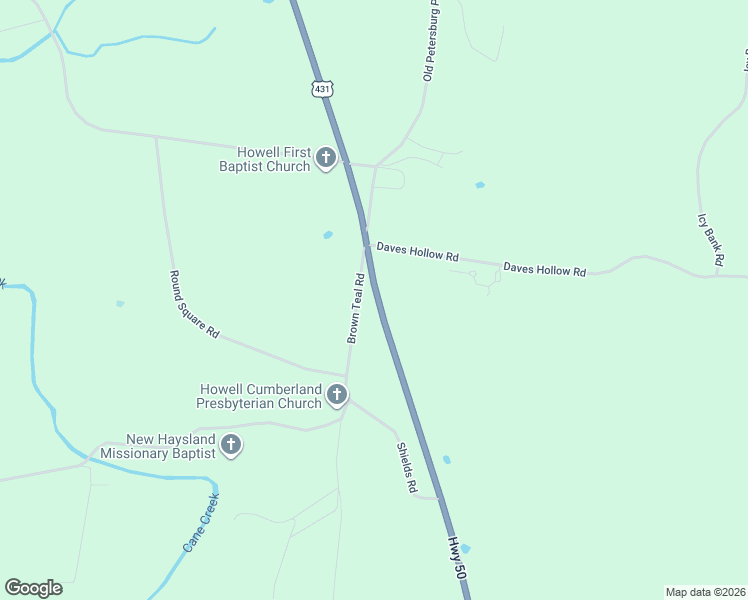 map of restaurants, bars, coffee shops, grocery stores, and more near 2673 Lewisburg Highway in Fayetteville