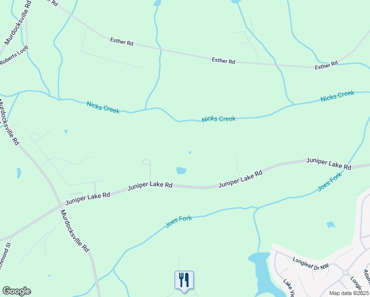map of restaurants, bars, coffee shops, grocery stores, and more near 688 Juniper Lake Road in West End