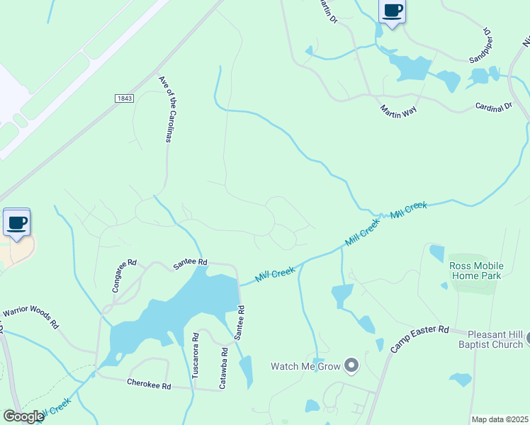 map of restaurants, bars, coffee shops, grocery stores, and more near 685 Avenue of the Carolinas in Carthage