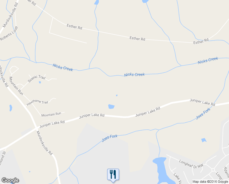 map of restaurants, bars, coffee shops, grocery stores, and more near 688 Juniper Lake Road in West End