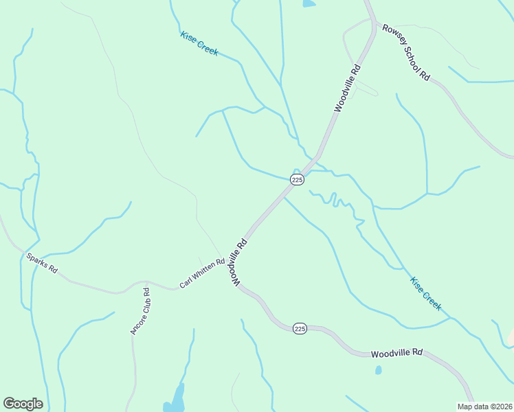 map of restaurants, bars, coffee shops, grocery stores, and more near 1800 Woodville Road in Bethel Springs