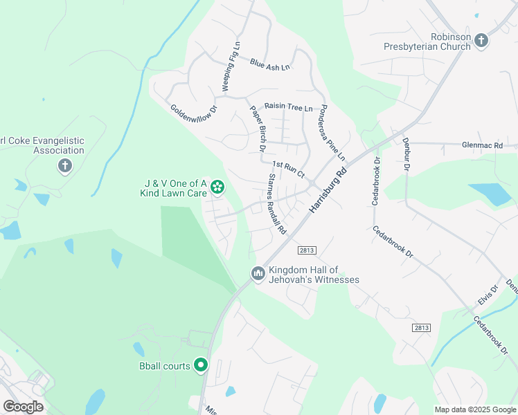 map of restaurants, bars, coffee shops, grocery stores, and more near in Charlotte