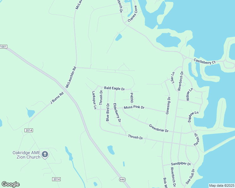 map of restaurants, bars, coffee shops, grocery stores, and more near 715 Elderberry Drive in Vass