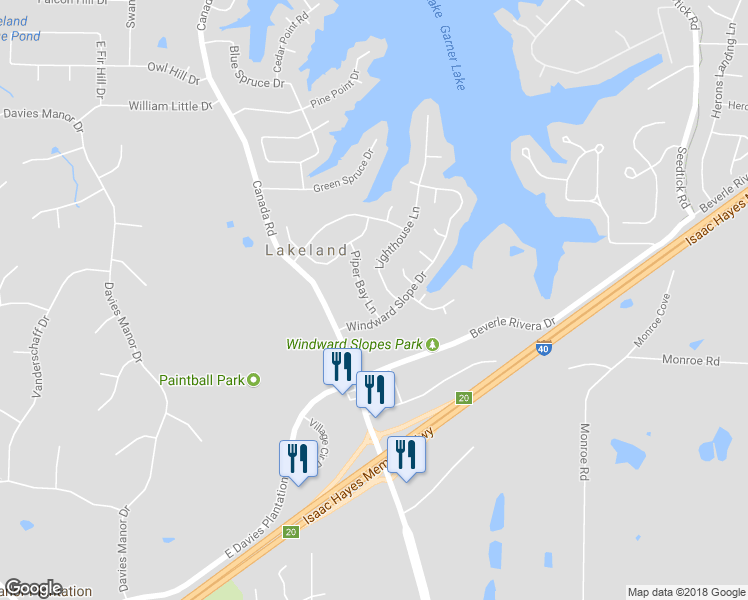 map of restaurants, bars, coffee shops, grocery stores, and more near 3772 Piper Bay Ln in Lakeland