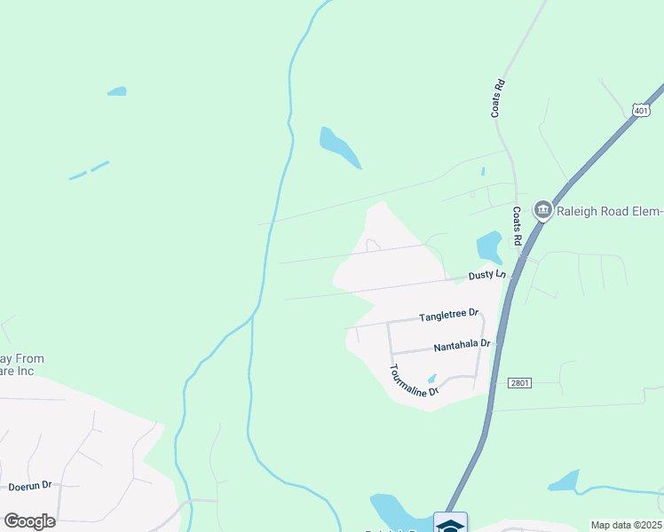 map of restaurants, bars, coffee shops, grocery stores, and more near 405 Stephanie Street in Linden