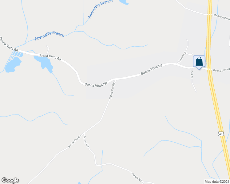 map of restaurants, bars, coffee shops, grocery stores, and more near 4211 Sandy Flat Road in Bethel Springs