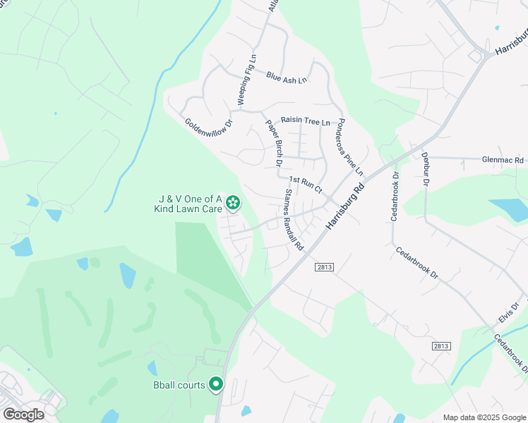map of restaurants, bars, coffee shops, grocery stores, and more near 13619 Pinyon Pine Lane in Charlotte