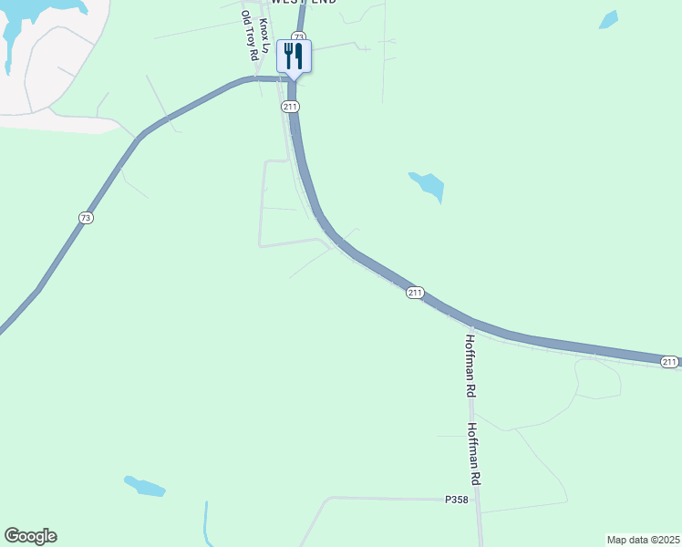 map of restaurants, bars, coffee shops, grocery stores, and more near Edgewood Terrace Drive in Moore County