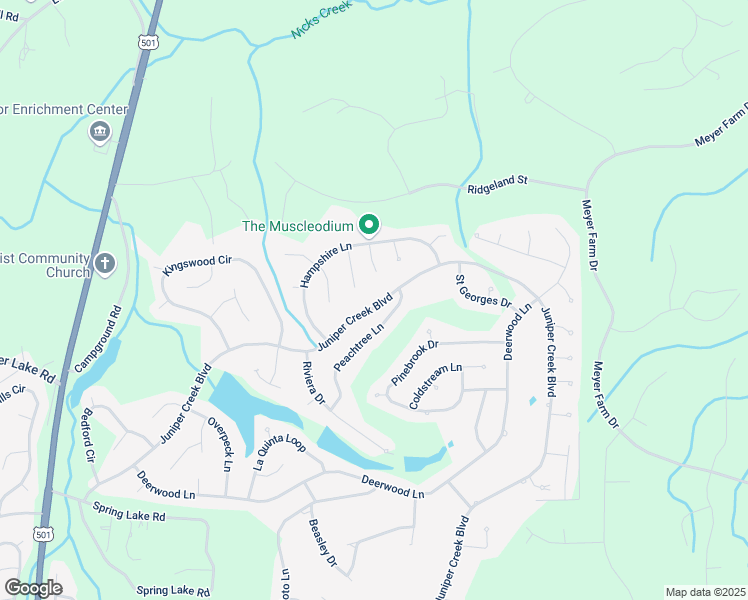 map of restaurants, bars, coffee shops, grocery stores, and more near 234 Juniper Creek Boulevard in Pinehurst