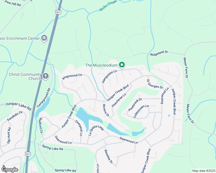 map of restaurants, bars, coffee shops, grocery stores, and more near 5 Glen Eagles Lane in Pinehurst