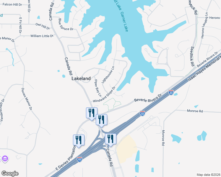 map of restaurants, bars, coffee shops, grocery stores, and more near 3755 Sailboat Lane in Lakeland
