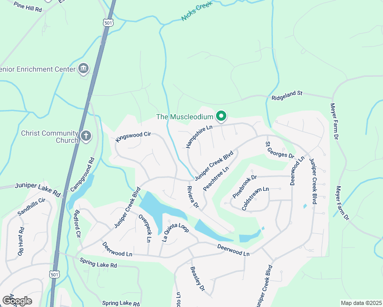 map of restaurants, bars, coffee shops, grocery stores, and more near 12 Hampshire Lane in Pinehurst