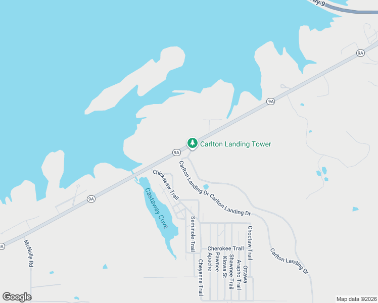 map of restaurants, bars, coffee shops, grocery stores, and more near 2445 Oklahoma 9A in Eufaula