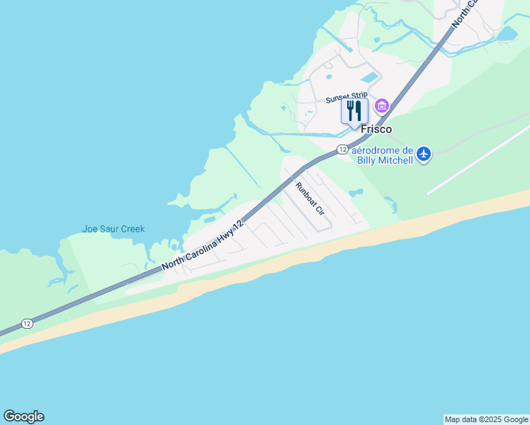 map of restaurants, bars, coffee shops, grocery stores, and more near 54213 Shoresurf Lane in Frisco