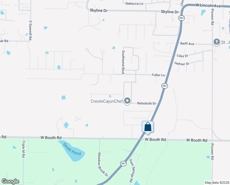 map of restaurants, bars, coffee shops, grocery stores, and more near 1509 Rehoboth Drive in Searcy